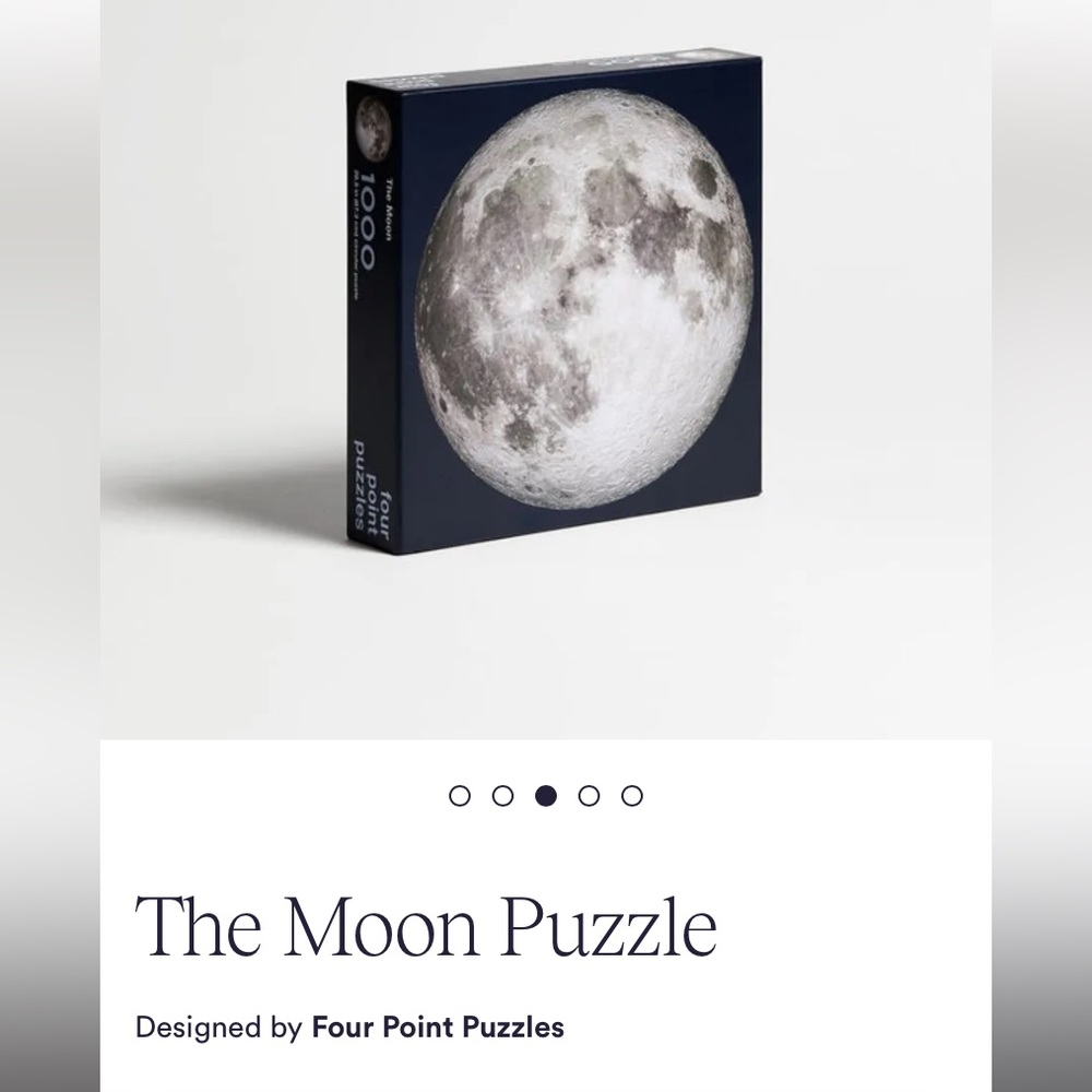 Puzzle - Moon by four points puzzles.